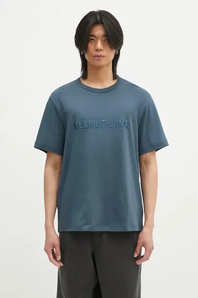 Bavlněné tričko Helmut Lang Logo Ov Tee.Hvy Ever