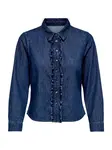 ONLY Blúzka 'ONLKaya'  modrá denim