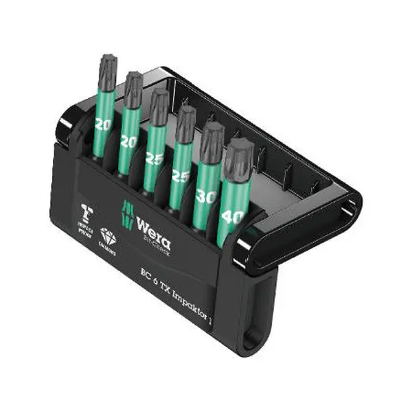 Wera 057693 Sada bitů Mini-Check Impaktor 2 (6 dílů TX)