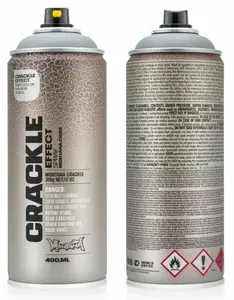 Barva ve spreji Montana Crackle 400ml – EC9017 Traffic Black