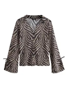 Next Blúzka  brokátová / čierna