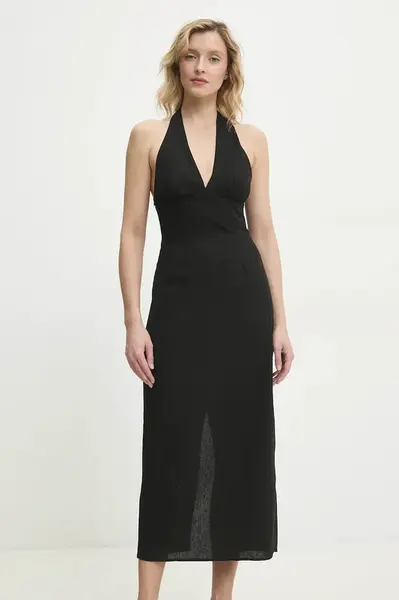 Lněné šaty Answear.LAB