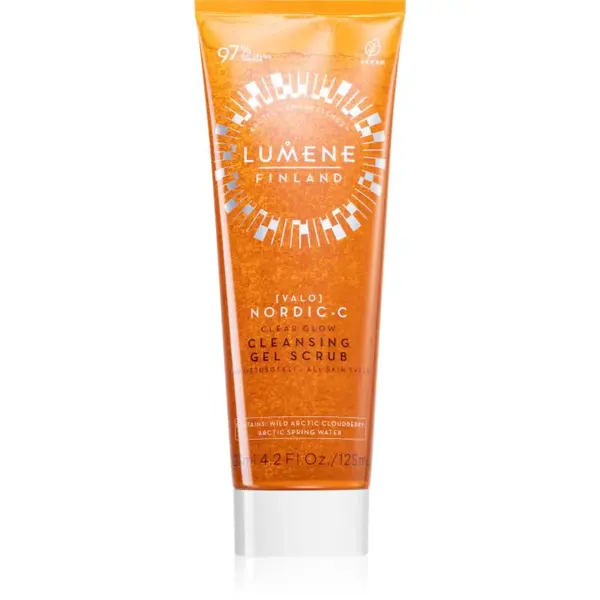 Lumene Nordic-C [VALO] Clear Glow gelový peeling pro rozjasnění a vyhlazení pleti 125 ml