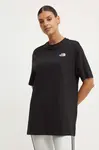 Bavlnené tričko The North Face W S/S Essential Oversize Tee