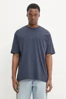 Bavlněné tričko Vans tmavomodrá barva, VN000HPZJDU1