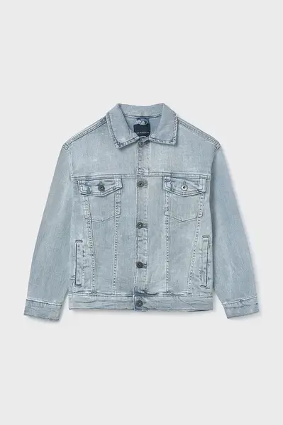 Dětská riflová bunda Mayoral modrá barva, 6487