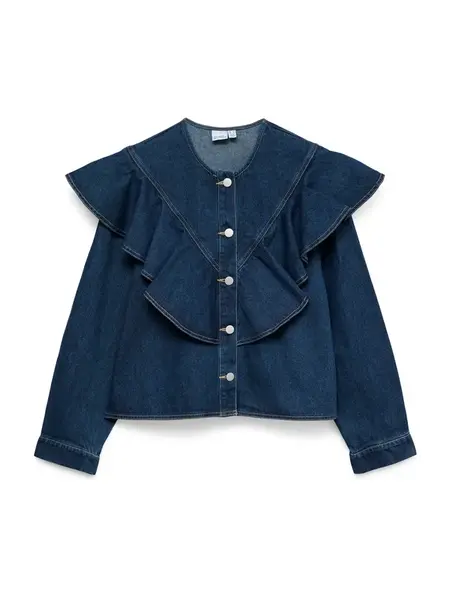 VERO MODA Blúzka 'VMFia'  modrá denim