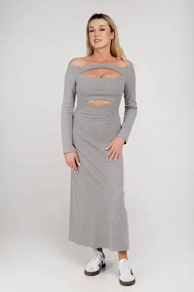 Grey pencil dress By o la la
