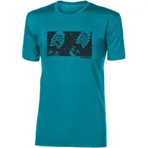 PROGRESS HRUTUR STEP Pánske merino tričko, zelená, veľkosť