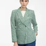 Green Women's Patterned Blazer ORSAY - Women's