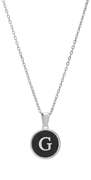 Troli Originální ocelový náhrdelník s písmenem G