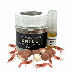 Method feeder fans pop up duo energy 10 mm 50 ml + sprej esence 2 ml - krill