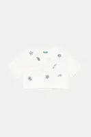 Dětské bavlněné tričko United Colors of Benetton