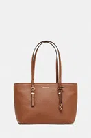 Kožená kabelka MICHAEL Michael Kors QUINN hnědá barva, 30T5GQNT2L