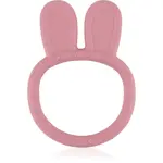 Petite&Mars Silicone teether Bunny 0m+ kousátko Dusty Rose 1 ks