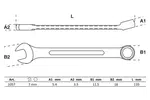 BGS technic Klíč očkoplochý 6mm - BGS 1056 Velikost: 8 mm