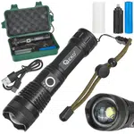 GEKO Taktická svítilna, LED XHP50, 15 W, 1500 lm, baterie 1800 mAh, krytí IPX8