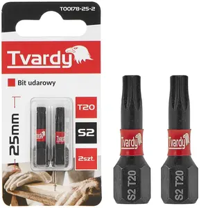 TVARDY Rázový šroubovák T20 25 mm S2