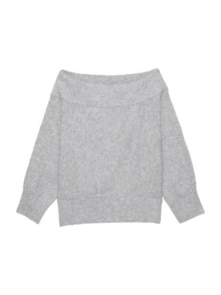 Pull&Bear Sveter  sivá melírovaná