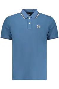 Modrá pánská polokošile