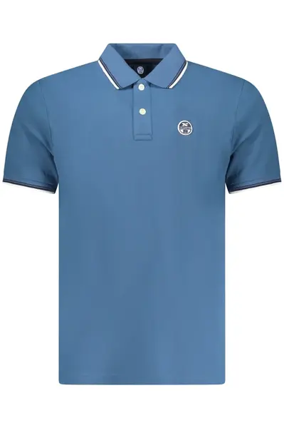 Modrá pánská polokošile