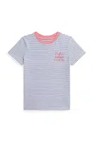 Bavlněné tričko Polo Ralph Lauren modrá barva, 312971117002