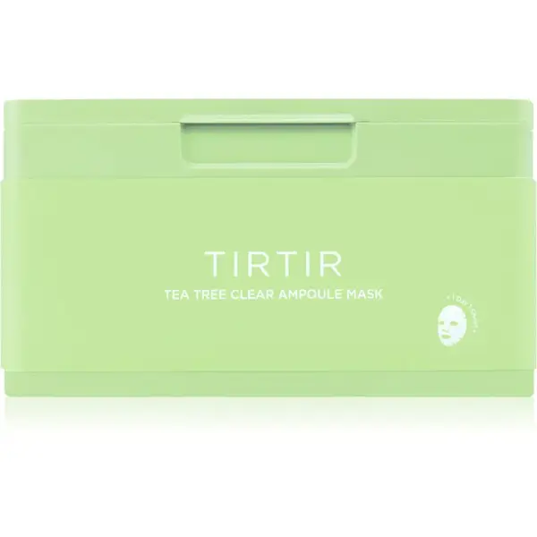 TIRTIR Ampoule Mask Tea Tree Clear zklidňující plátýnková maska pro problematickou pleť 30 ks
