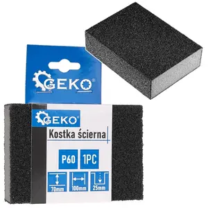 GEKO Houba brusná 100x70x25mm, P60