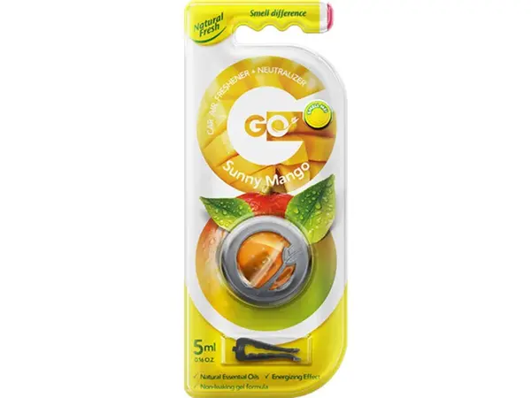 Natural Fresh Vůně do auta Go Gel Sunny Mango 5 ml