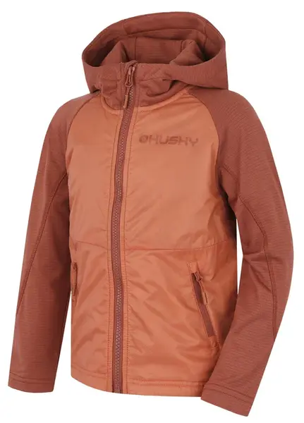 Husky Any K 146, orange Dětská mikina s kapucí