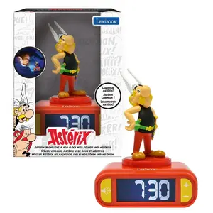 Lexibook Budík Asterix so svietiacou figúrkou