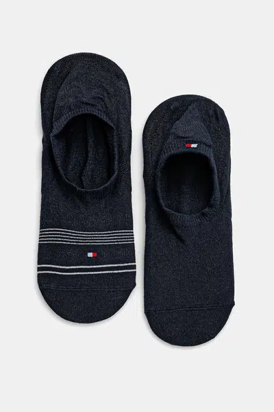 Ponožky Tommy Hilfiger 2-pack pánské, tmavomodrá barva, 701232732