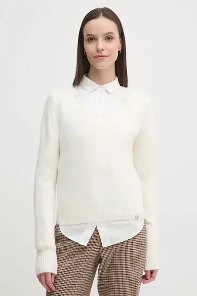 Svetr z vlněné směsi Calvin Klein Jeans