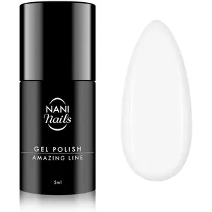 NaniNails NANI Amazing Line gelový lak na nehty odstín Snowy White 5 ml
