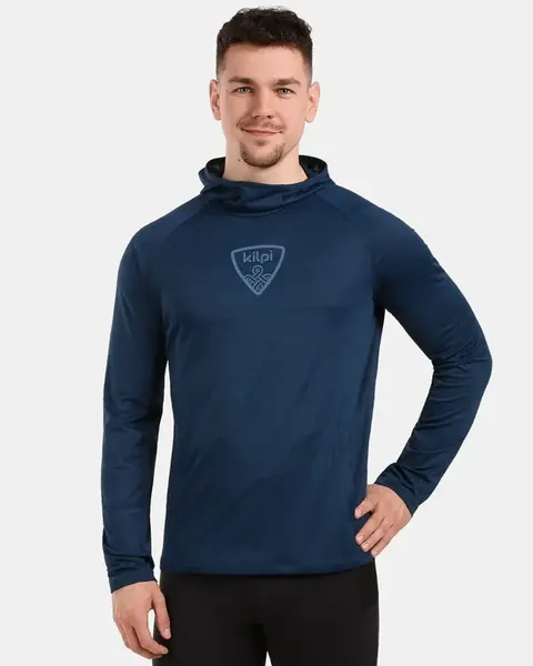 Pánská běžecká a funkční mikina kilpi aileen-m tmavě modrá xxl