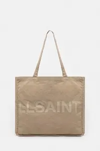 AllSaints Bavlněná taška AllSaints LARGE 46 x 42 x 19 c