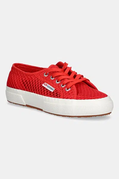 Tenisky Superga MESH červená barva, S2135GW