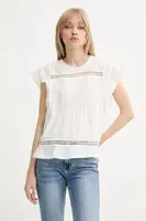 Halenka MUNTHE USALINA dámská, bílá barva, hladká, 255101925521