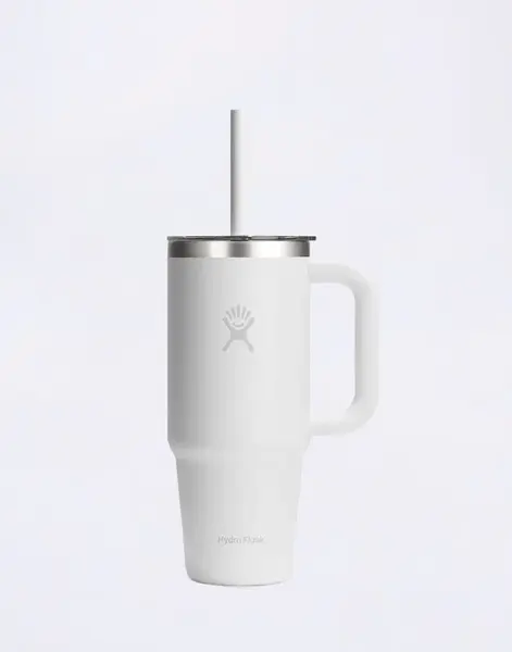 Hydro Flask Travel Tumbler (710 ml) White