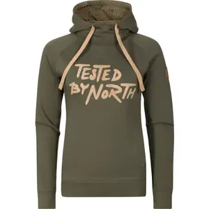 KILPI NEA Dámská bavlněné mikina, khaki, velikost