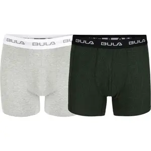 Bula 2 PK BOXER Pánské bavlněné boxerky, tmavě šedá, velikost
