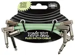 Ernie Ball Flex Patch Cable 3in - Glow in Dark - 3 Pack