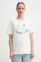 Bavlněné tričko PS Paul Smith béžová barva, W2R.232V.PP4959
