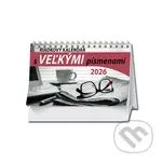 Stolový Riadkový kalendár s veľkými písmenami 2026