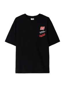 Bershka Tričko  žltá / červená / čierna / biela
