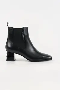 Kožené členkové topánky Karl Lagerfeld KAYLA