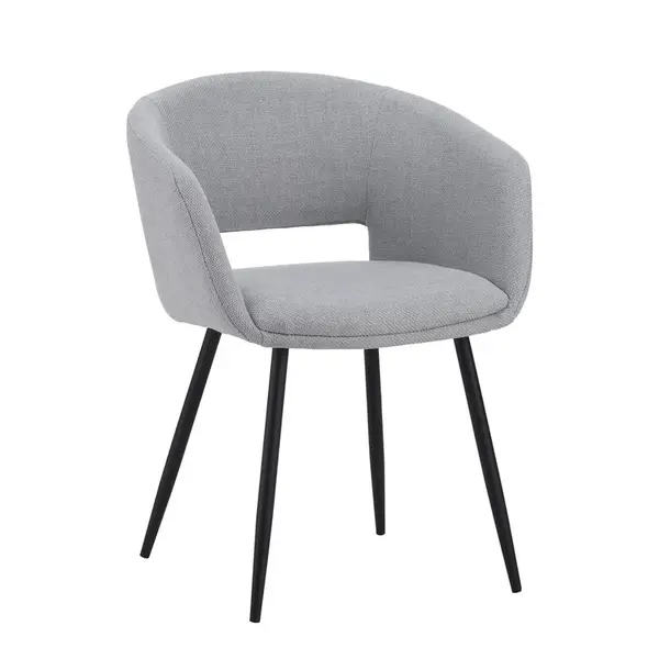 MID.YOU ŽIDLE S PODRUČKAMI, světle šedá