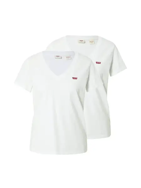 LEVI'S ® Tričko  červená / biela