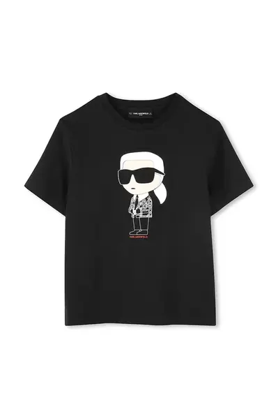 Dětské bavlněné tričko Karl Lagerfeld