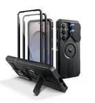 Dexnor MagSafe 360 Kickstand Camprotector obal Samsung Galaxy S26, černý